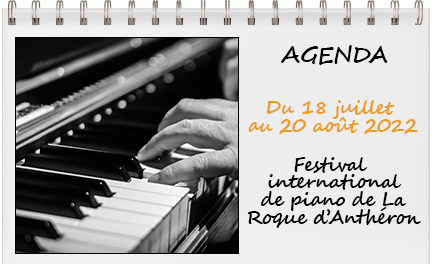 agenda festival piano La Roque d'Anthéron